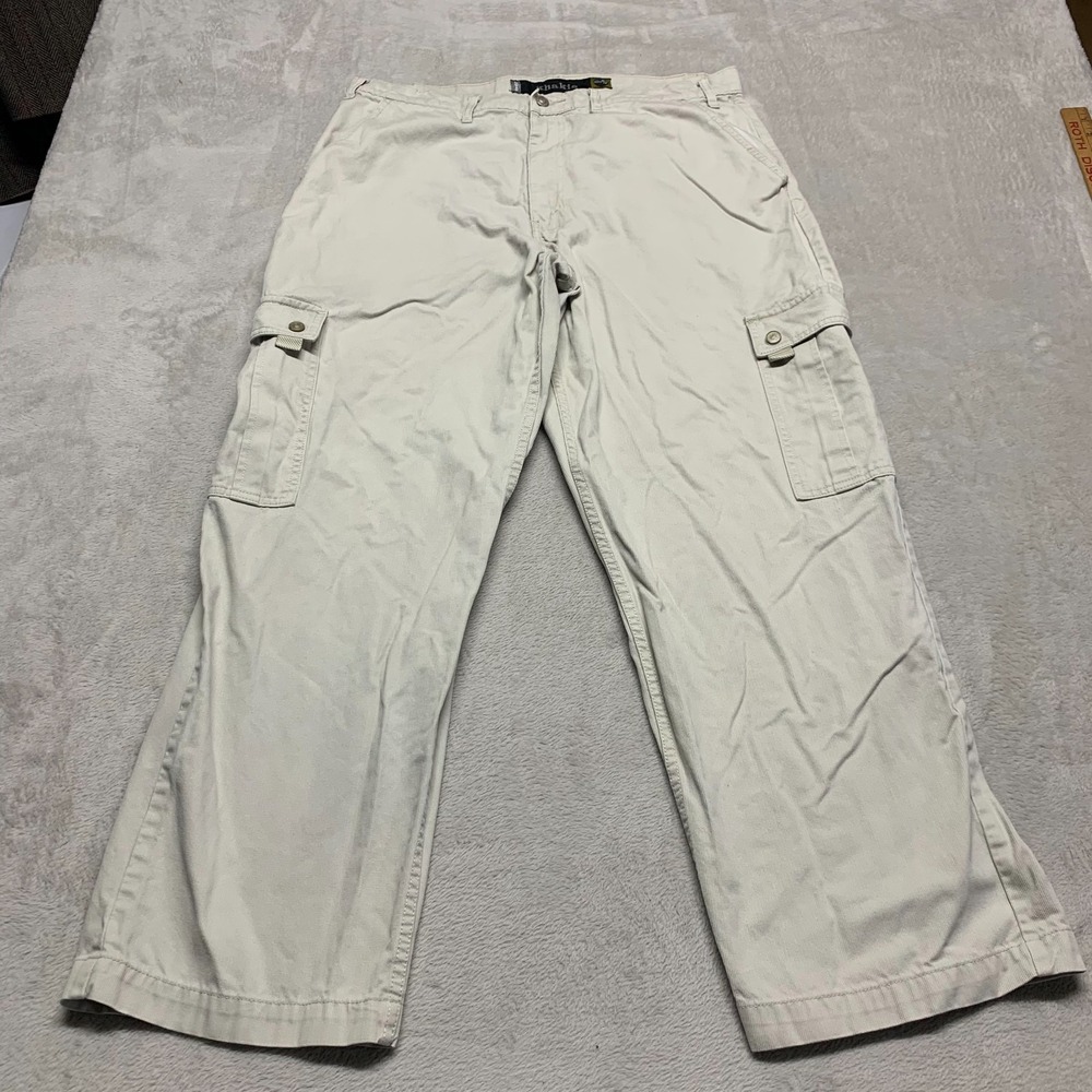 Vintage Y2K Levi's Silvertab Corduroy Khakis Loose Baggy Cargo Pants Men's 36x31